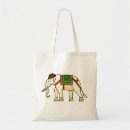Elefante Diseño Bolsa de tela de algodón