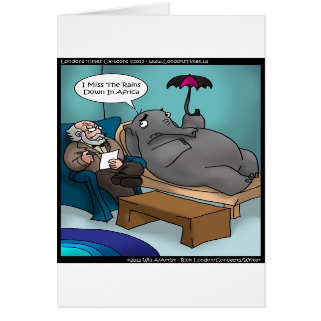 Elefante Divertido En Terapia (Frente)