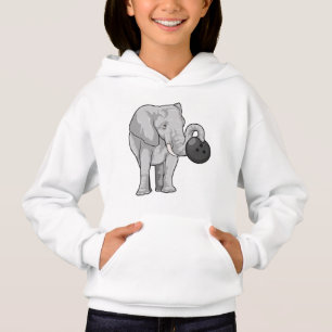 Elefante en el Bowling con bolas