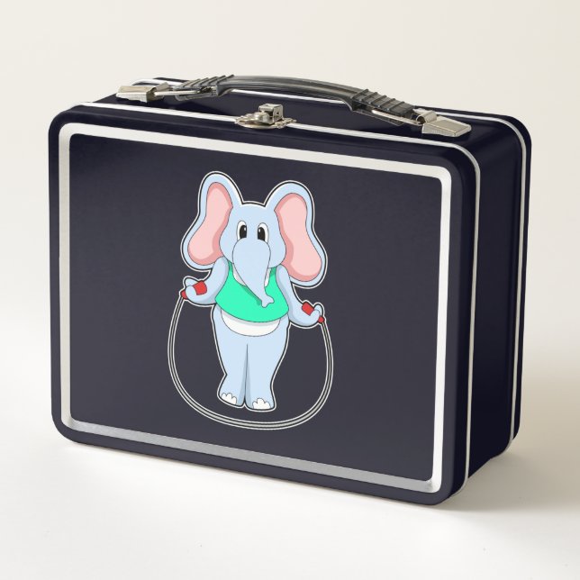 Elefante en puesta en forma con cuerda flotante.PN (Anverso)