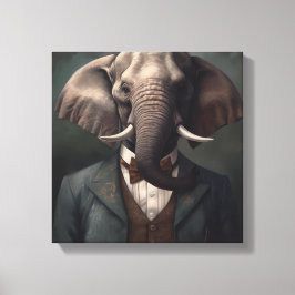 Elefante en un traje | Arte Animal | Animal en un