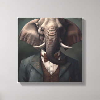Elefante en un traje | Arte Animal | Animal en un 
