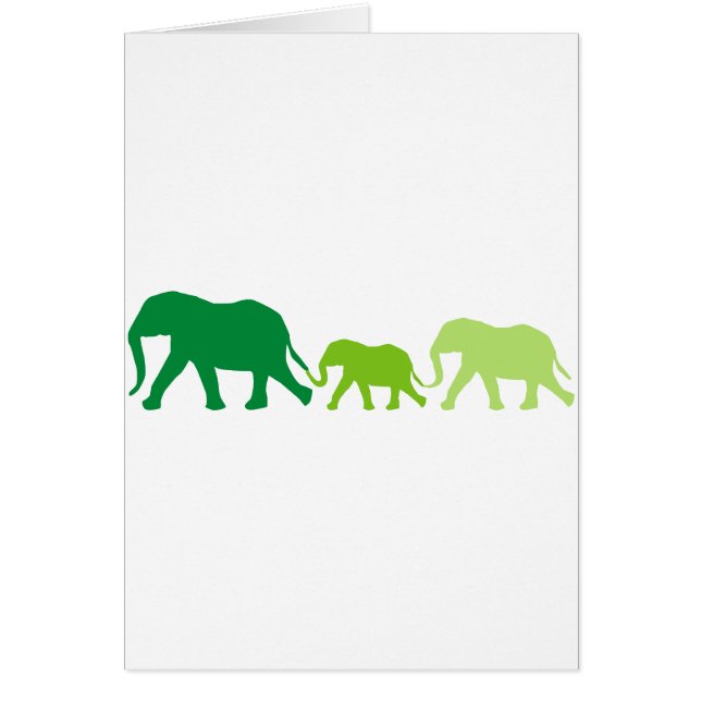 Elefante en verde (Frente)