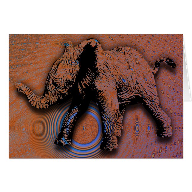 elefante fractal (Anverso (Horizontal))