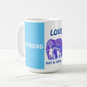 ELEFANTE GENIAL PARA NOVIO - TAZA DE CAFÉ