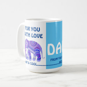 ELEFANTE GENIAL PARA PAPÁ - TAZA DE CAFÉ