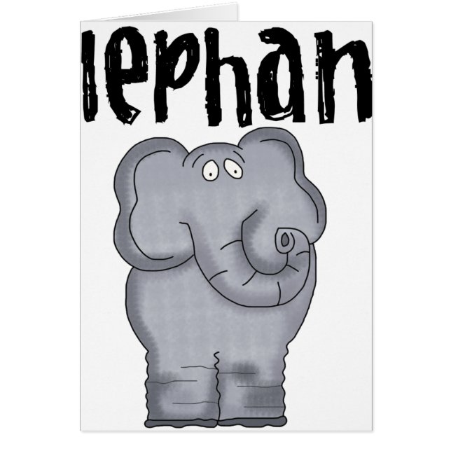 Elefante gris (Frente)