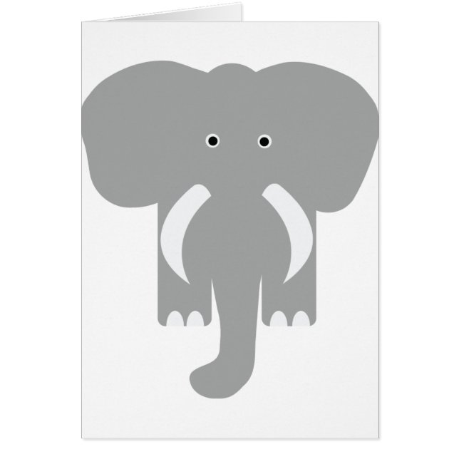 elefante gris (Frente)