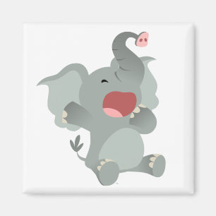 elefante imán Personalizado con somnolencia