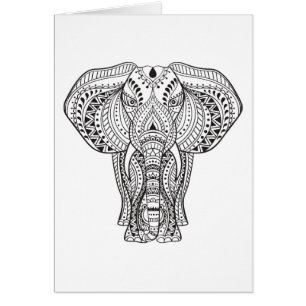 Elefante indio étnico