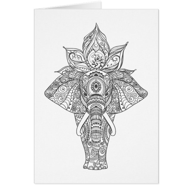 Elefante inspirado (Frente)