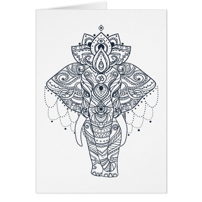 Elefante inspirado (Frente)