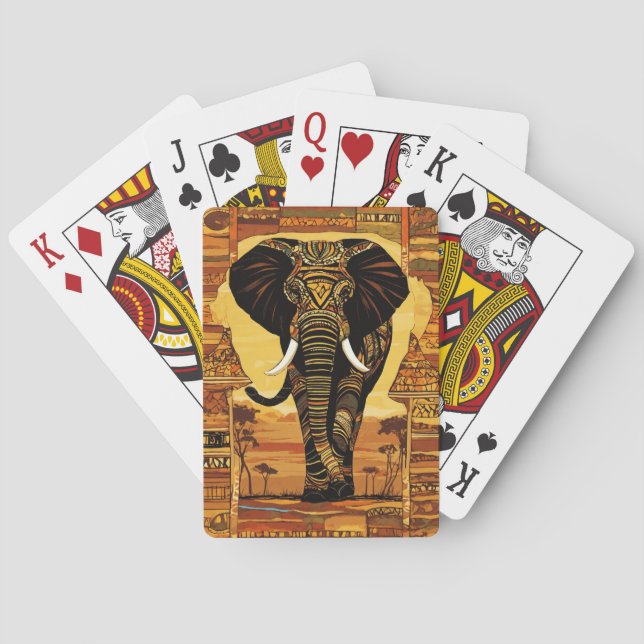 Elefante ~jugando a las cartas (Reverso)