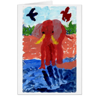 Elefante junto al río