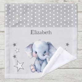 Elefante lindo agregar nombre lunares estrellas gr
