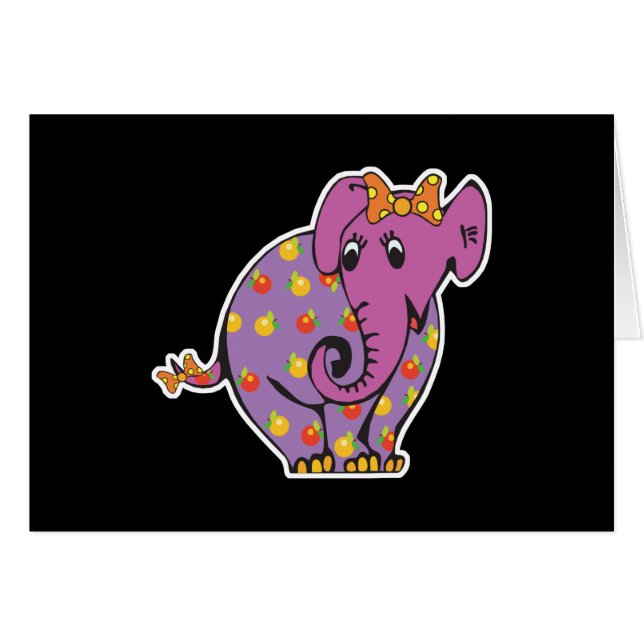 elefante morado (Anverso (Horizontal))