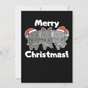 Elefante Navidad Animales Elefantes Alegre