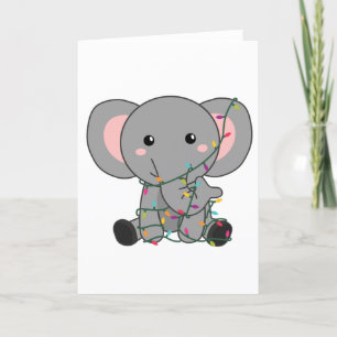 Elefante Navidad Nieve Invierno Animales Elefantes
