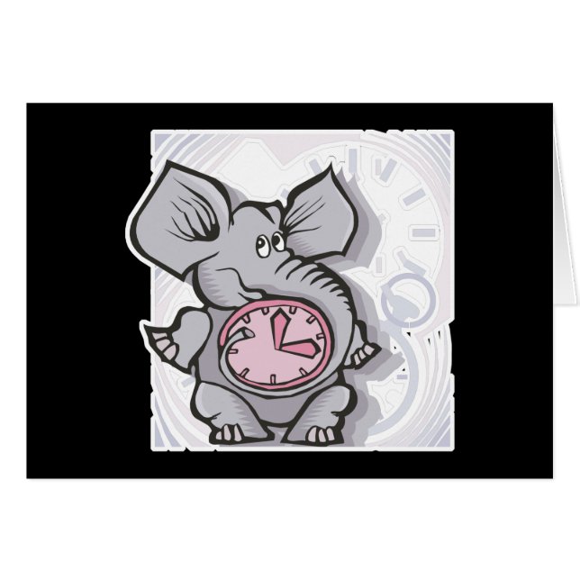 elefante olvidadizo (Anverso (Horizontal))