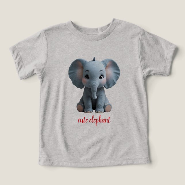 elefante personalizado lindo (Diseño delantero )