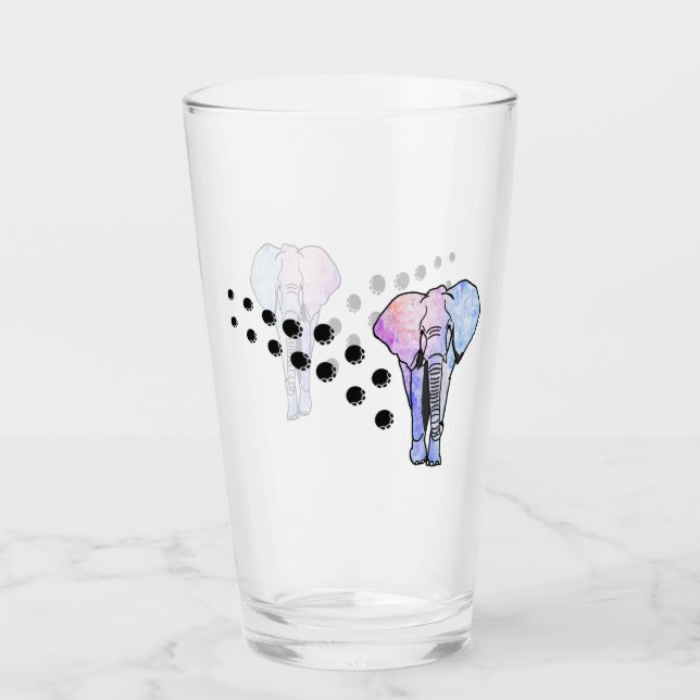 Elefante Psicodélico Y Vidrio De Huellas (Anverso)