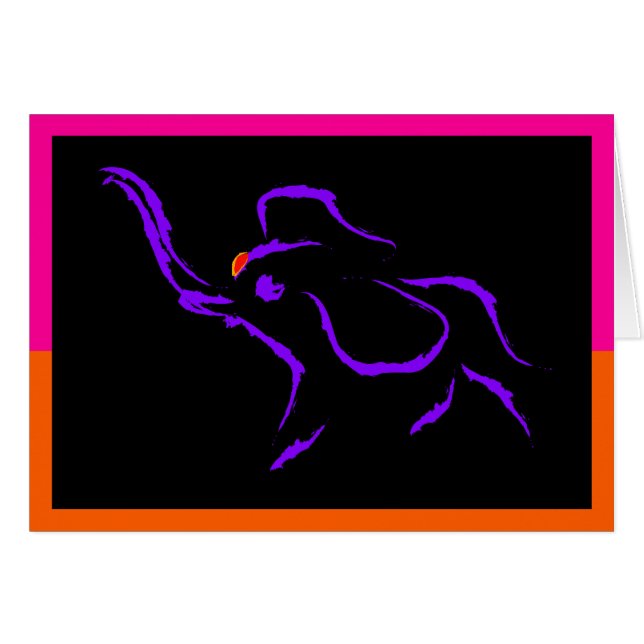 Elefante púrpura corriente (Anverso (Horizontal))