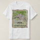 Elefante que toma la camiseta del baño de fango (Diseño del anverso)