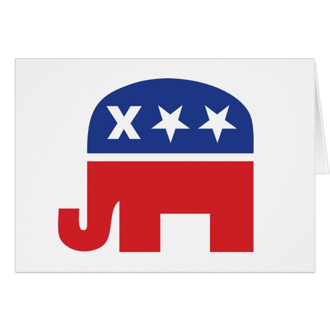 Elefante Republicano Muerto (Anverso (Horizontal))