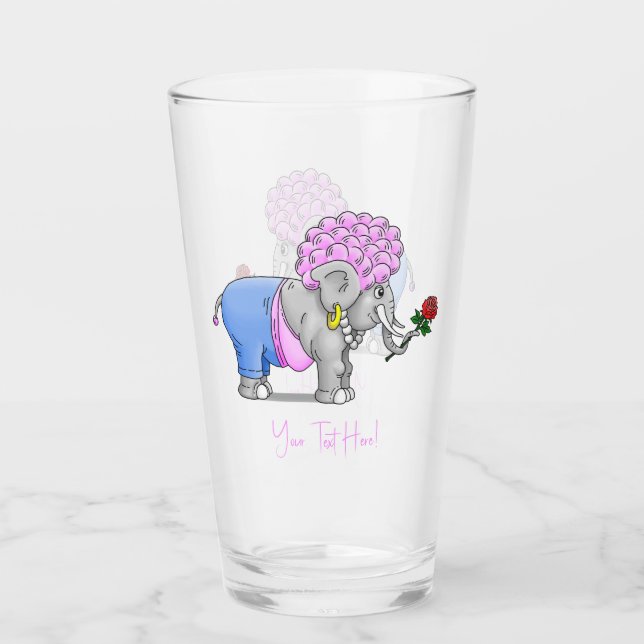 Elefante Romántico del Día de San Valentín (Anverso)