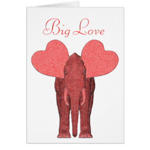 Elefante rosa romántico