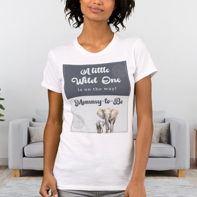 Elefante Safari, futura camiseta de Baby Shower (Subido por el creador)