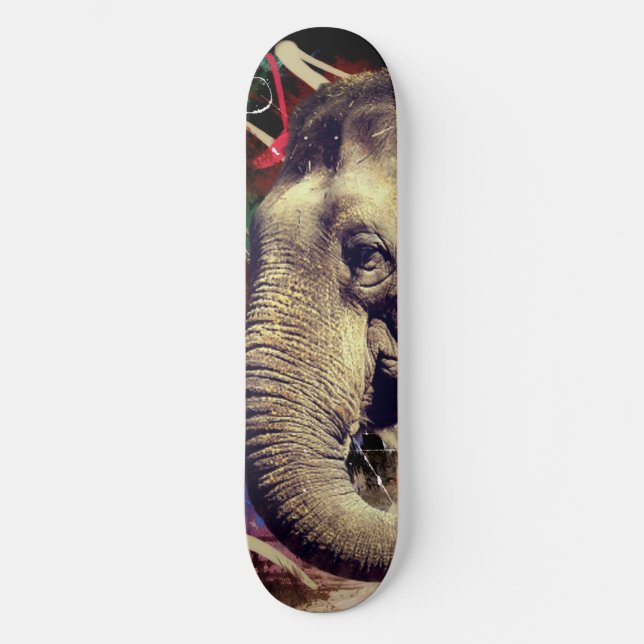 Elefante URBANO personalizado para skateboard (Anverso)