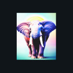 Elefante vibrante arte un pop de color para tu par<br><div class="desc">Añade un toque de brillo y color a tu casa con este bello arte de elefantes modernos. Con un diseño audaz y vibrante, esta impresión es la forma perfecta de animar cualquier habitación y añadir un toque de personalidad a su decoración. Es perfecto para los amantes de los animales, los...</div>