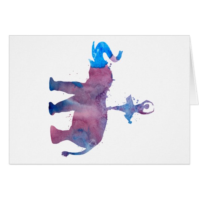 Elefante y bailarina (Anverso (Horizontal))