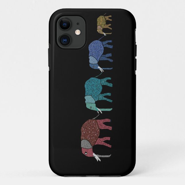 Elefantes africanos IPhone 5 Funda (Reverso)