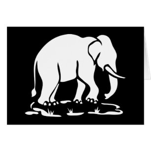 Elefantes asiáticos por delante del Rótulo de Trek