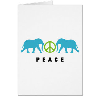 Elefantes con paz