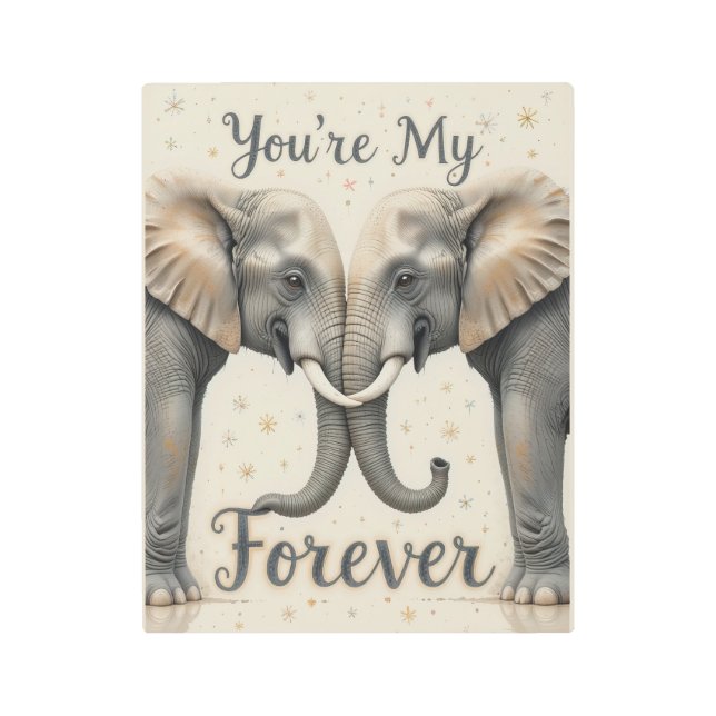 Elefantes enamorados del arte eterno (Anverso)