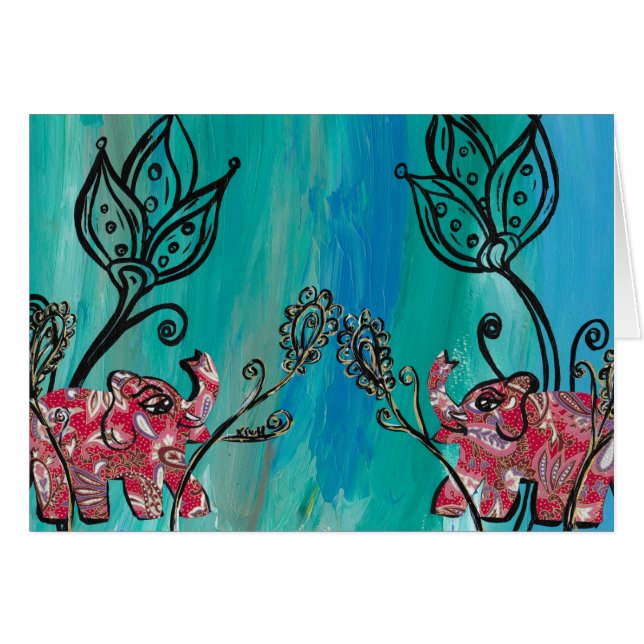 Elefantes rosados (Anverso (Horizontal))