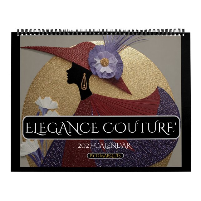 ELEGANCE COUTURE' CALENDARIO 2027 (Tapa)