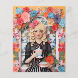 Elegancia a la hora del té: Papeles para vestir mu