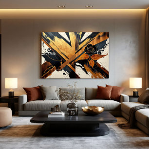 Elegancia abstracta en arte único