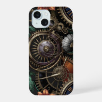 Elegancia Atemporal Steampunk Floral Mecánica