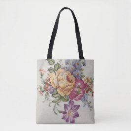 Elegancia: Bolsa de Tote inspirada en la porcelana