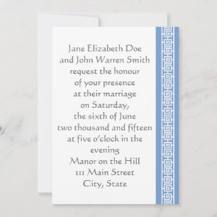 Elegancia china en invitación a la boda de Peligro