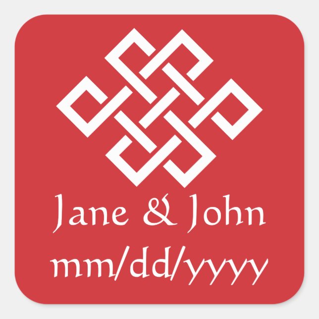 Elegancia china en Pegatina de cerezos (Anverso)