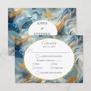 Elegancia Contemporánea: Respuesta Azul Blanco Dor