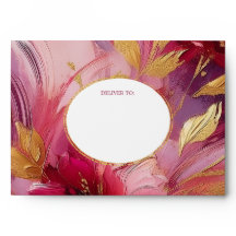 Elegancia Contemporánea: Rosa Fucsia Dorado