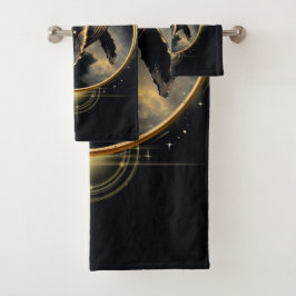 Elegancia cósmica, la ballena dorada y negra