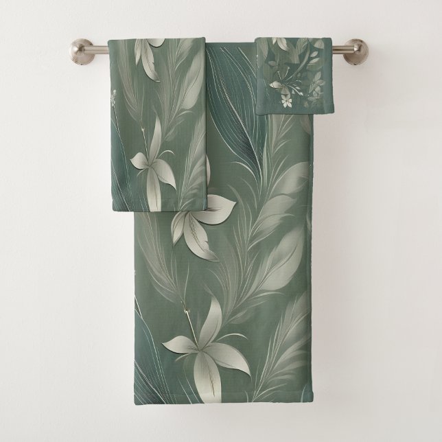 Elegancia de Hiedra (Ivy Elegance Bath Towel Set
)